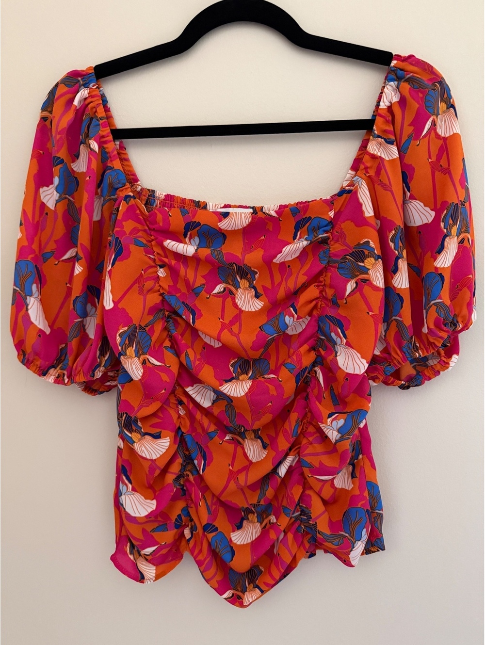 M Rose+Olive smocked blouse